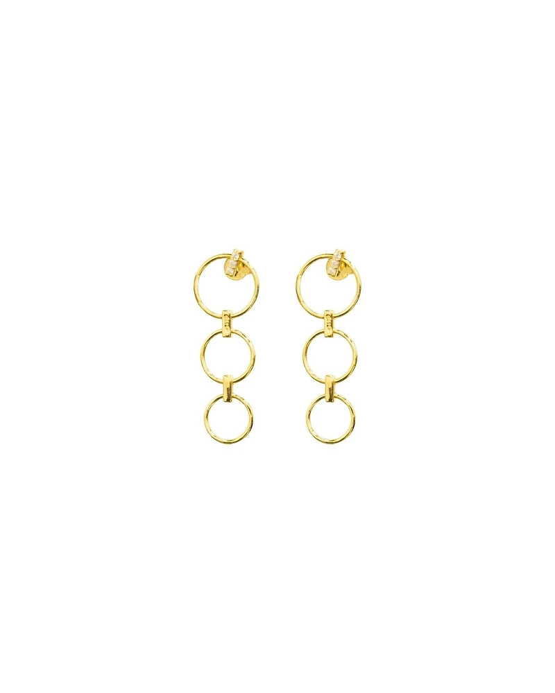 Triple Ring Earring