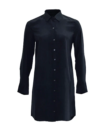 Essential Silk Shirt Dress