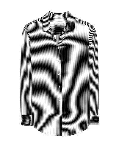 Essential Silk Striped Shirt