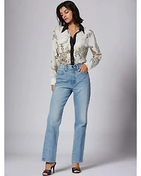 Slim Signature Nature Print Shirt