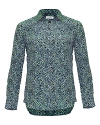 Slim Signature Print Blouse
