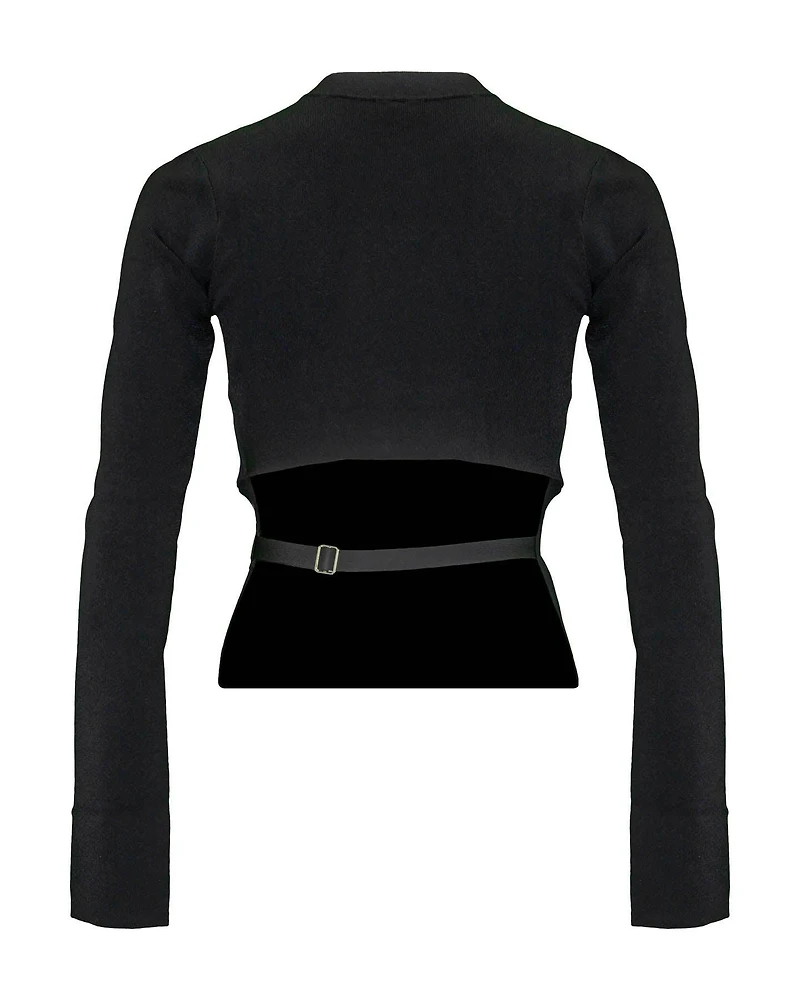 Cut Out Back Sweater