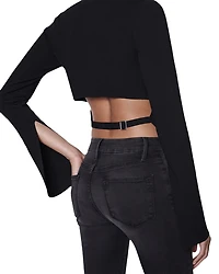 Cut Out Back Sweater