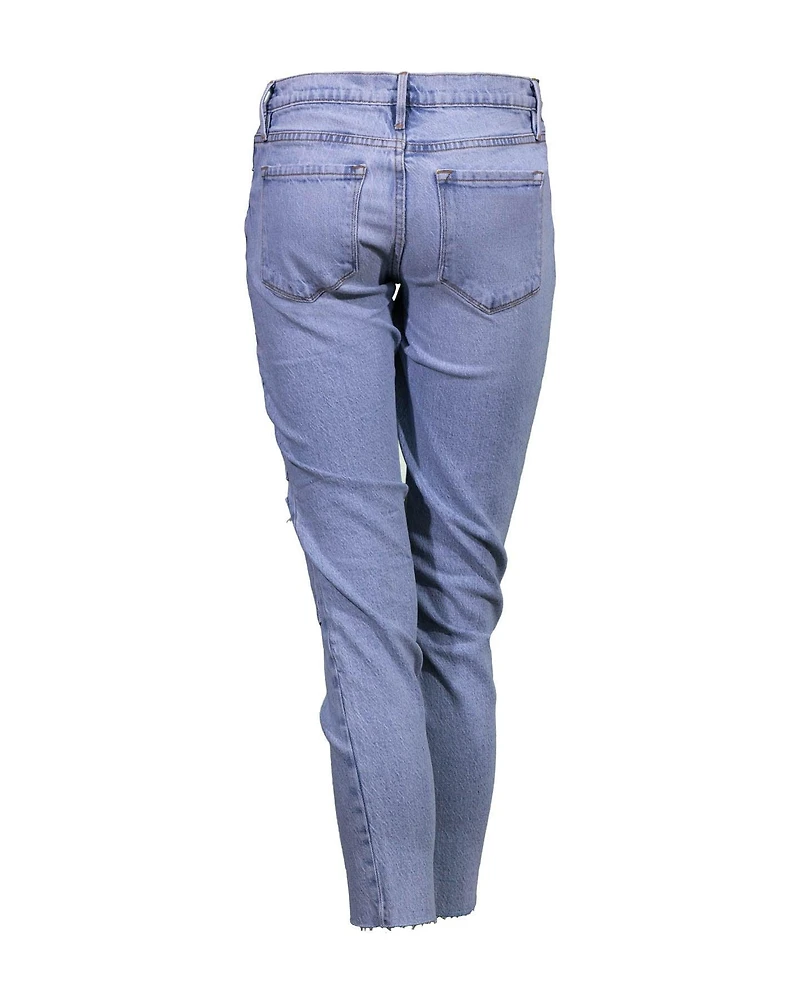 Le Garcon Patch Raw Hem Pant