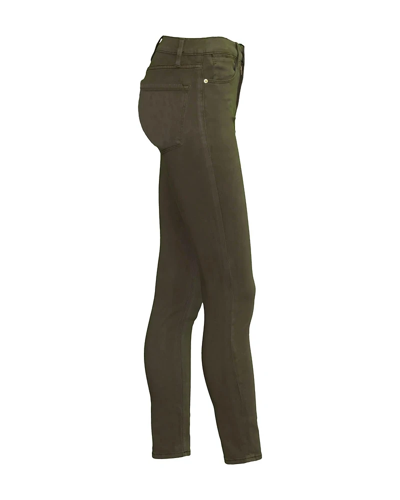 Le High Skinny Washed Army Jeans