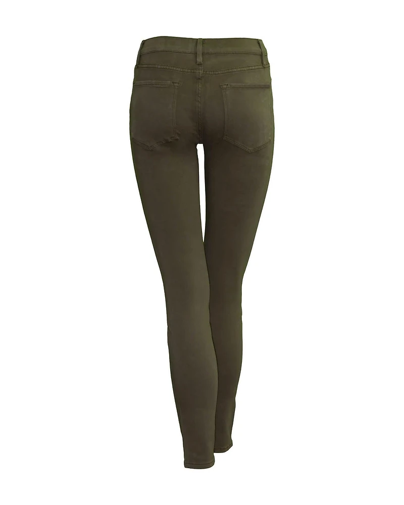 Le High Skinny Washed Army Jeans