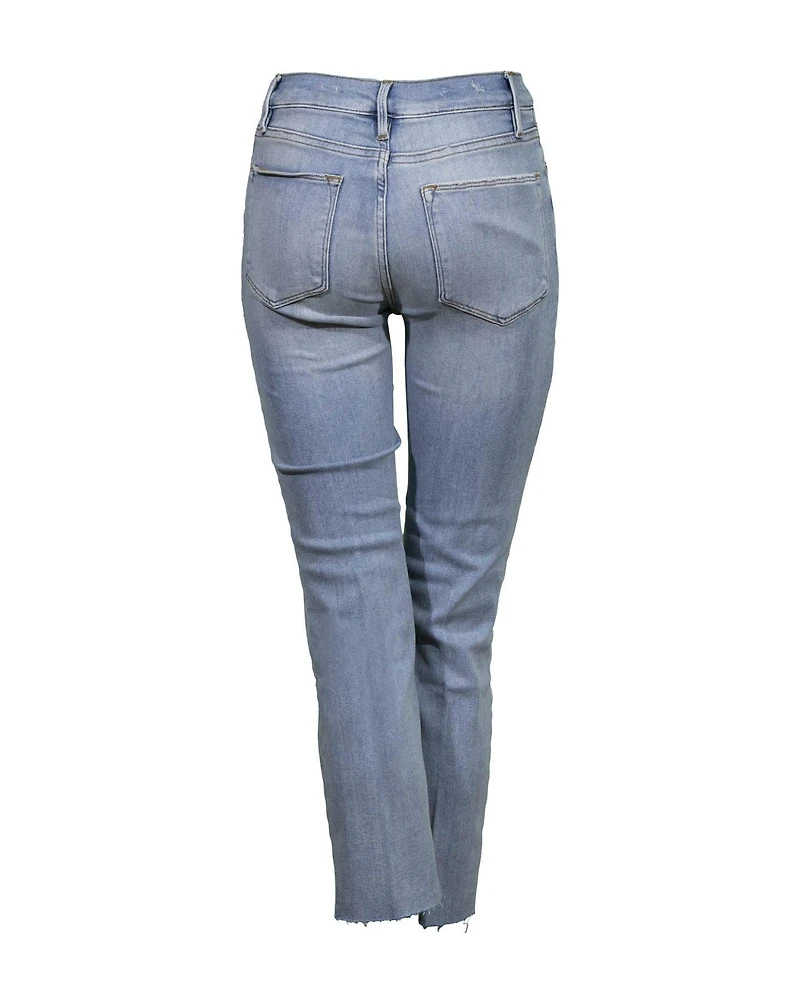 Le High Straight Crop Jeans