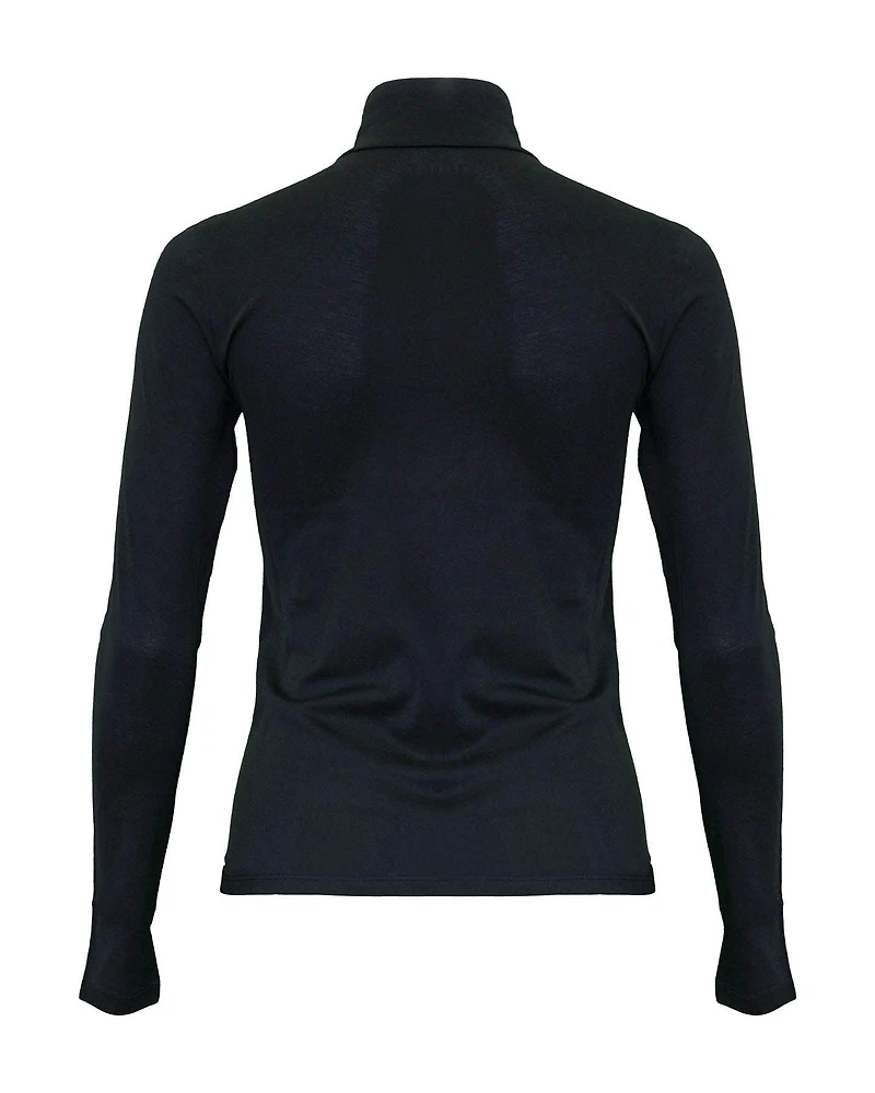 LE Mid Turtleneck Pullover Black