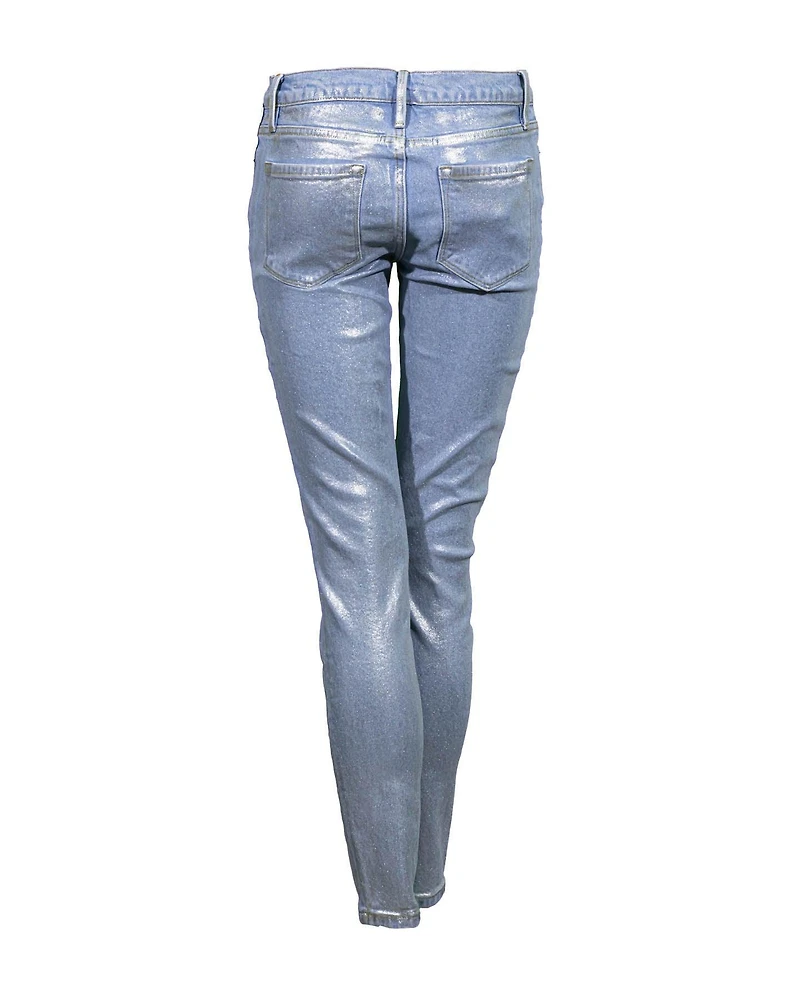 LE Skinny Coated Jeans