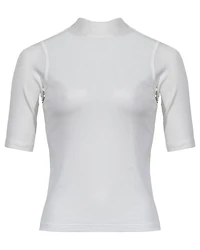 Frame Rib Mockneck Tee