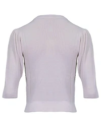 Frame Shrunken Button Front Cardi