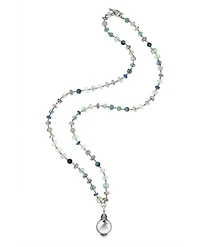 Azur Mix Crystal Cabochon Necklace