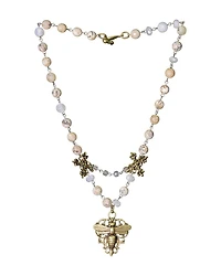 French Filigree Miel Stack Pendant Necklace