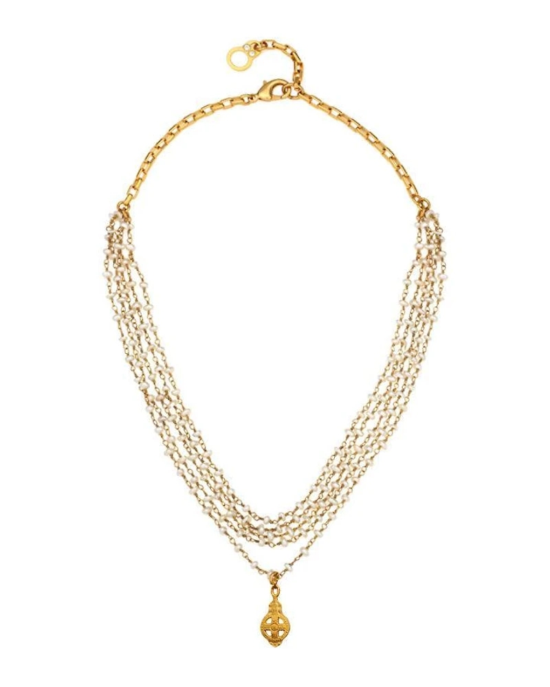 French Kande Micro Pearl Dunkerque Necklace