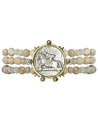 La Lune Mix Cavalier Medal Bracelet