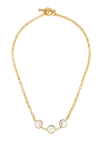 Loire Crystal Trio Necklace