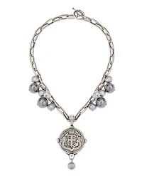 Lyon Fabre Medal Necklace