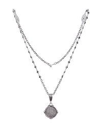 Swarovski Dupuis Medal Necklace
