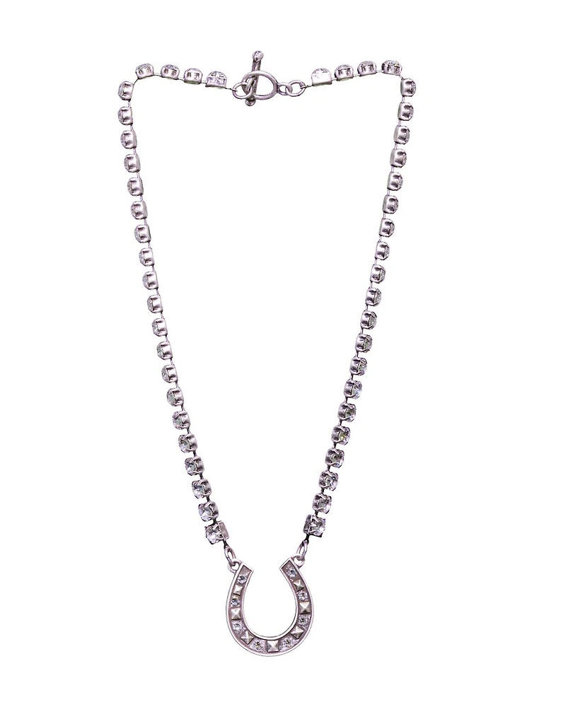 Swarovski With Swarovski Horseshoe Pendant