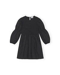 Ganni Cotton Poplin Smock Mini Dress