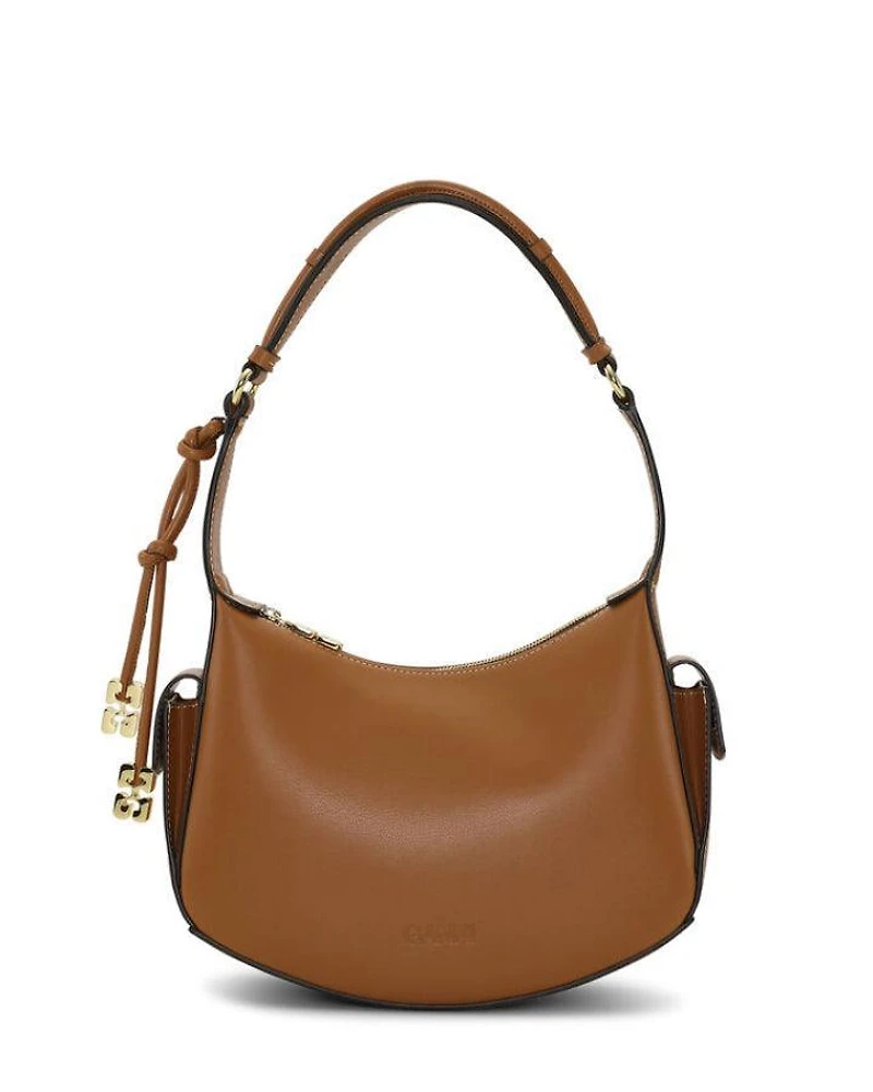Ganni Shoulder Bag Caramel