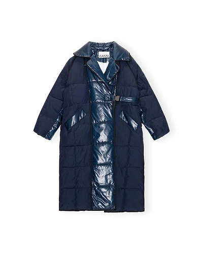 Ganni Mix Oversized Puffer Coat