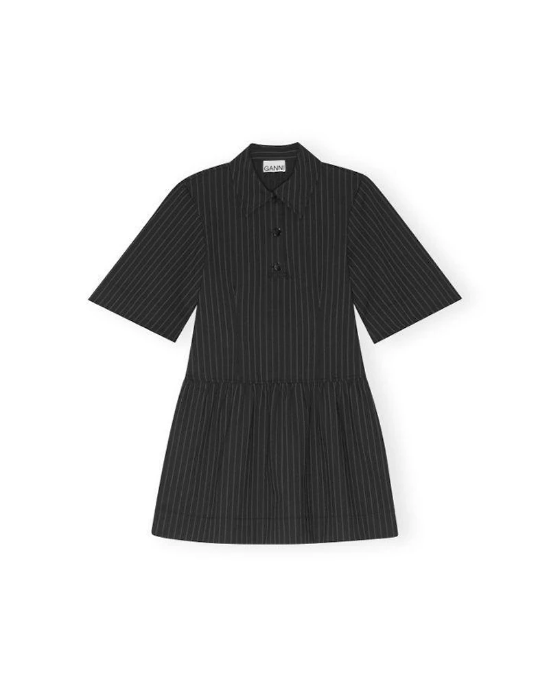 Ganni Striped Mini Dress