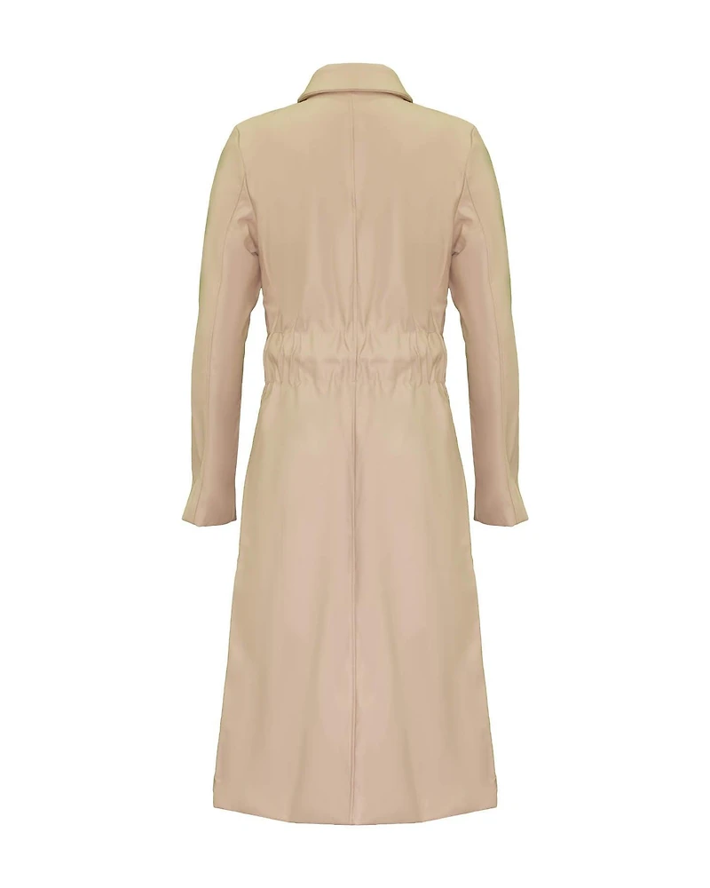 Cord Tie Trench Coat