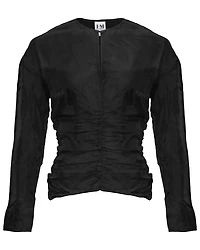 Ruched Keyhole Top