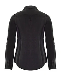 Signature Cupro Blouse Black
