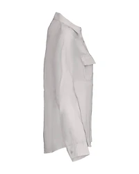 Signature Cupro Blouse Sky Blue