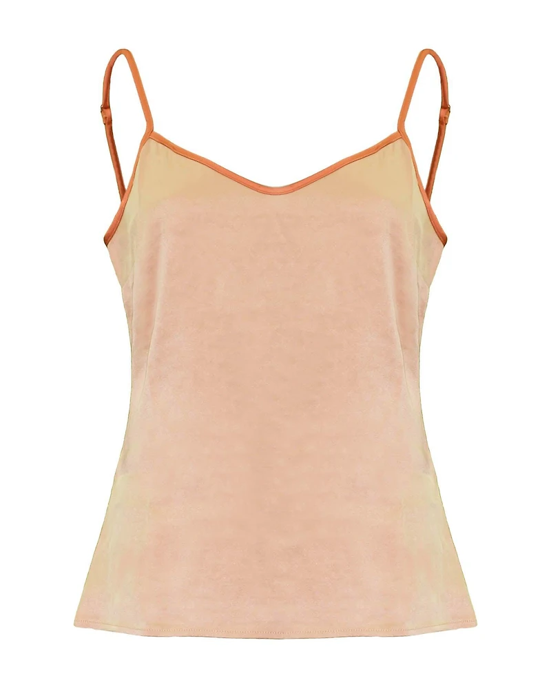 Two Tone Camisole Slip Top