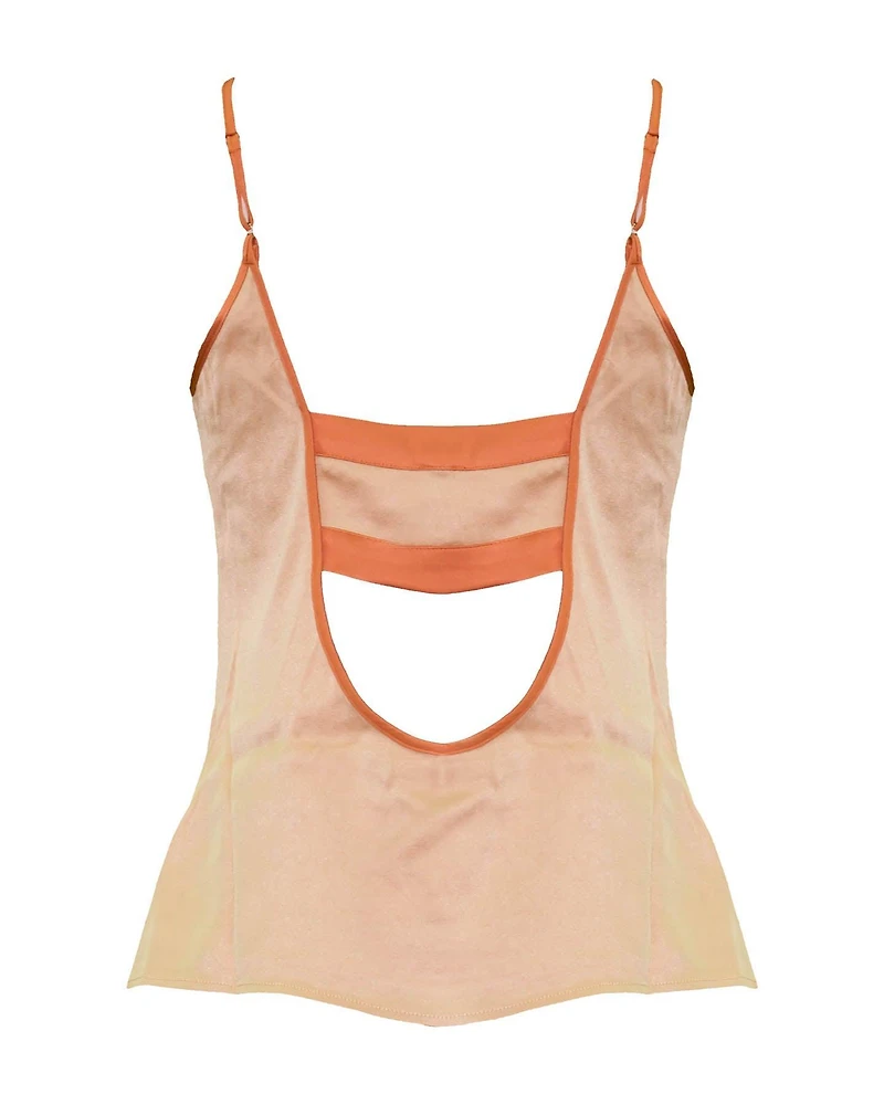 Two Tone Camisole Slip Top