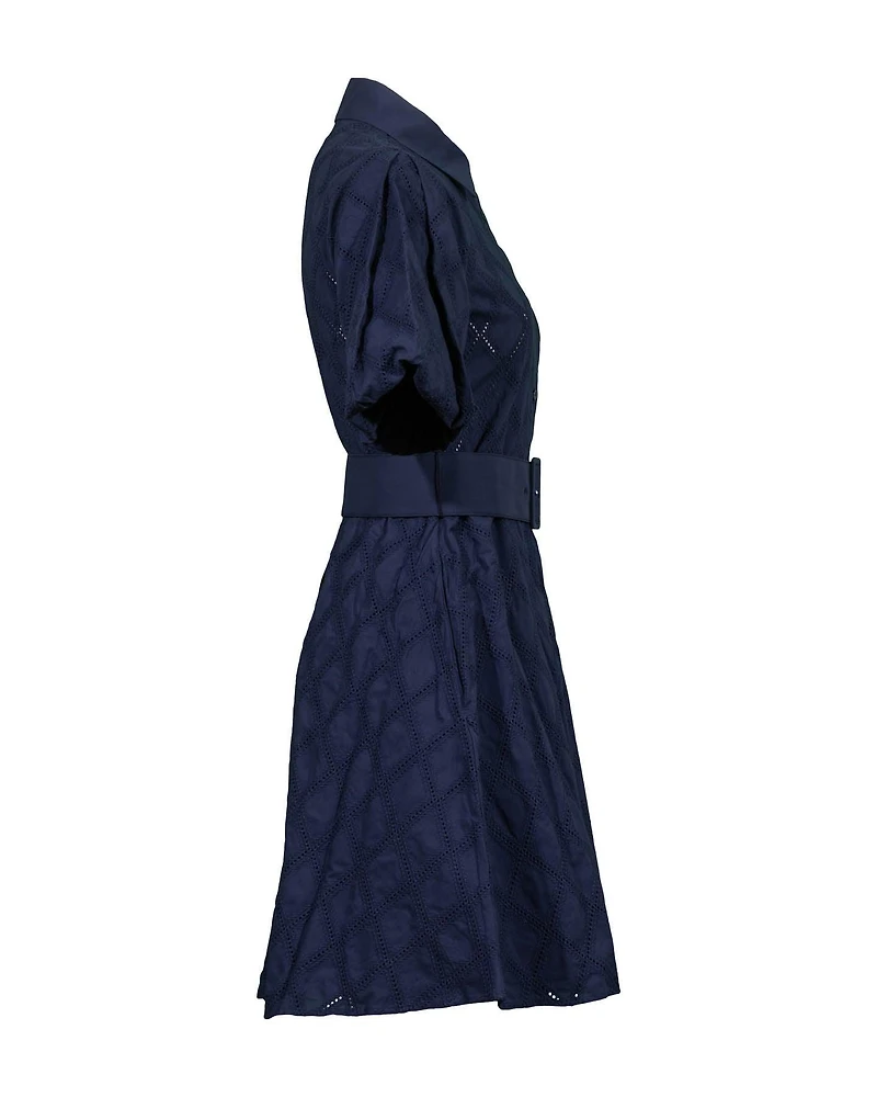 Kyna Eyelet Shirt Dress