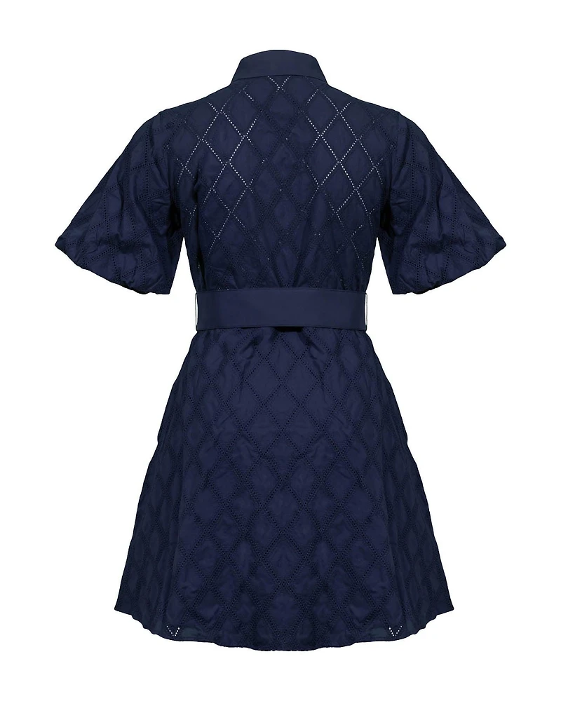 Kyna Eyelet Shirt Dress