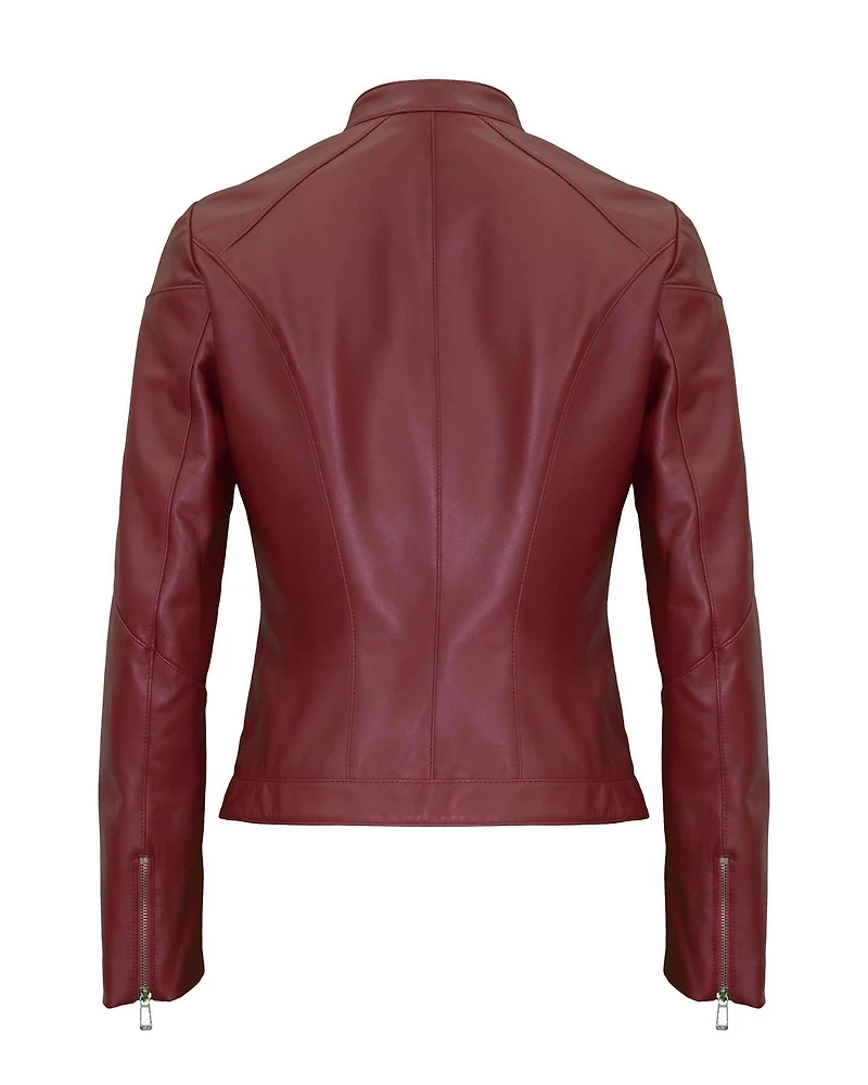 Libra Lamb Leather Jacket