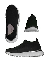 Tulip Knit Top Slip-On Sneakers