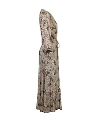 Button Down Floral Maxi Dress