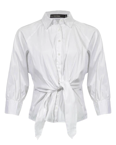 Front Knot Shirt Blouse