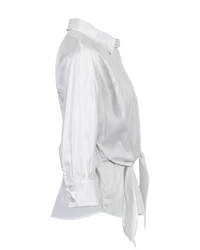 Front Knot Shirt Blouse