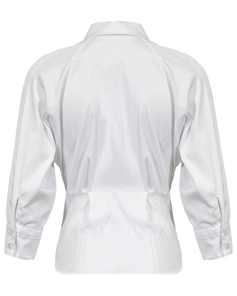 Front Knot Shirt Blouse