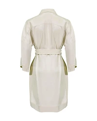 Half Button Shirt Dress