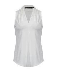 Jersey Pleated Tank Top