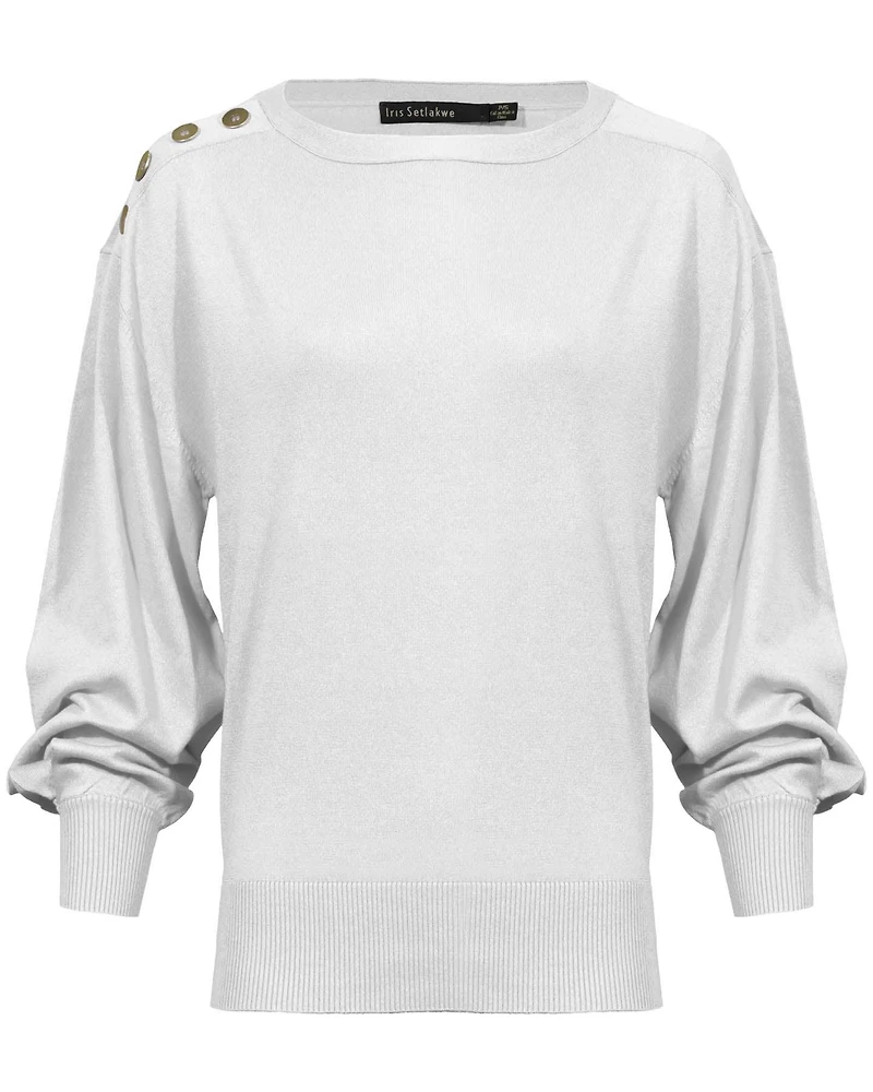 Long Puff Sleeve Pullover