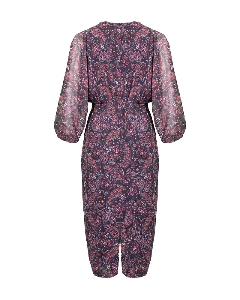 Paisley Print Flowy Dress