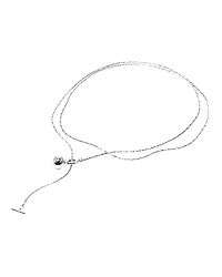Constance Wrap Silver Necklace