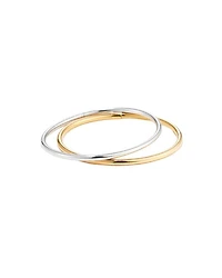 Dane Two Tone Bangle Set 6"