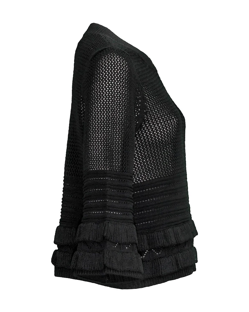 Nico Knit Ruffle Pullover