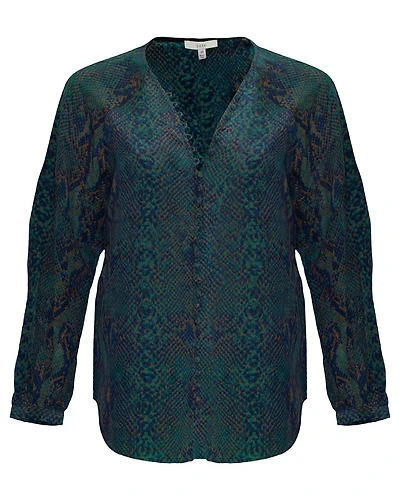 Shariana Snake Print Blouse
