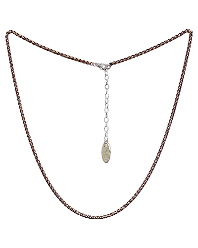 Braided Oxidized Bronze Chain